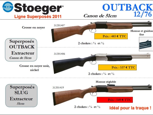 stoeger superposé 51 cm